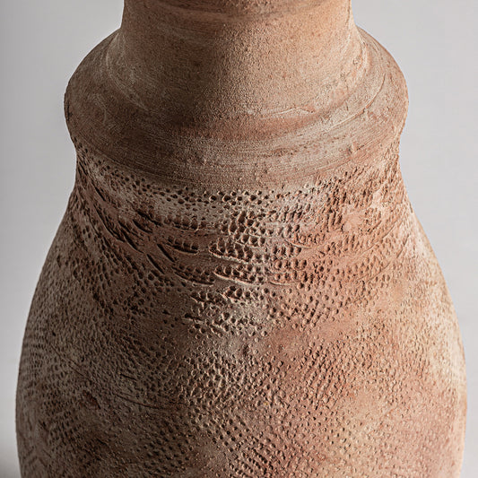 Klassieke Terracotta Vaas 17x17x37 cm
