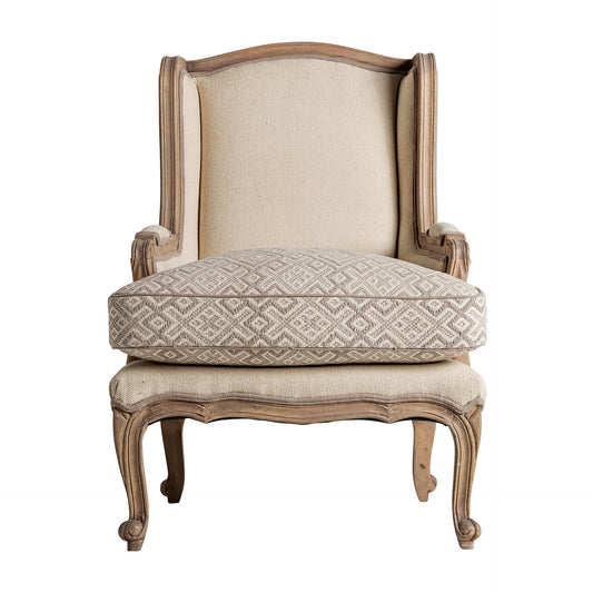 Tulle Koloniale Fauteuil 70x80x102 cm
