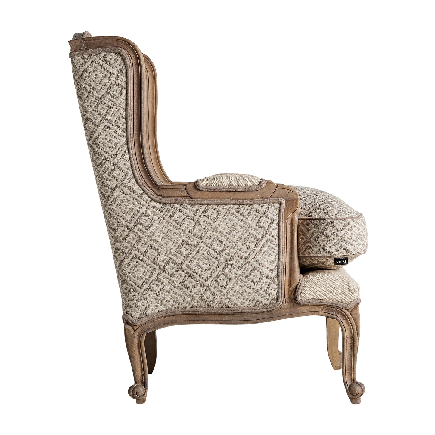 Tulle Koloniale Fauteuil 70x80x102 cm