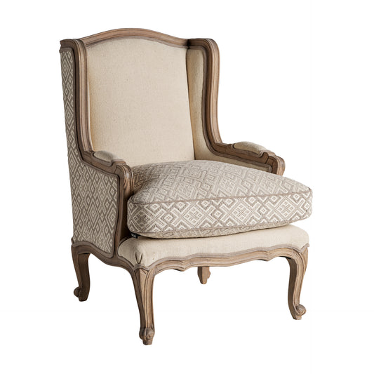 Tulle Koloniale Fauteuil 70x80x102 cm