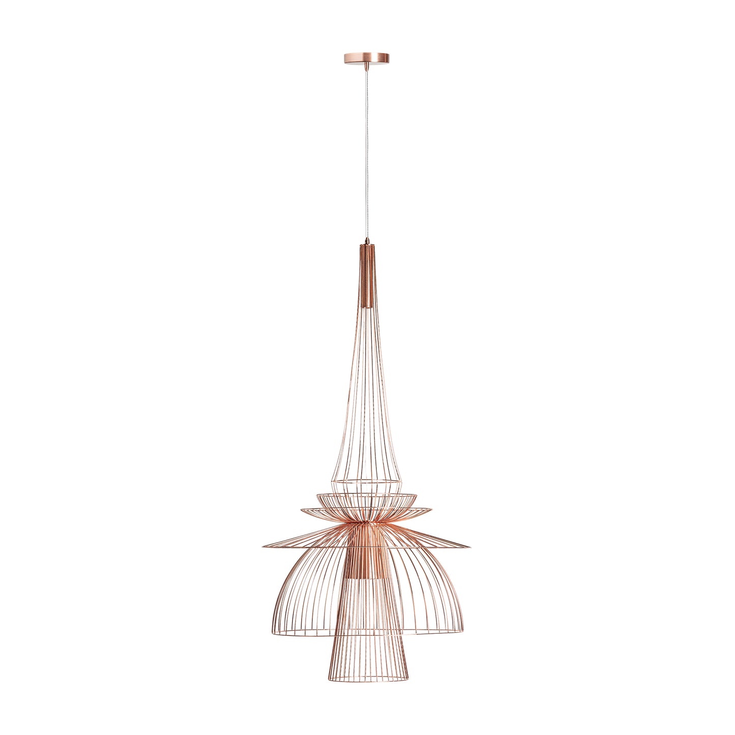Obel Plafondlamp Art Deco 70x70x145 cm