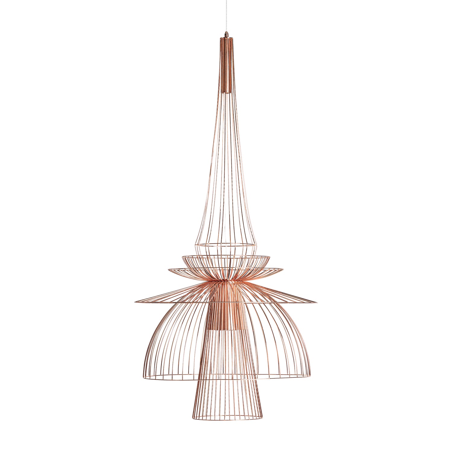 Obel Plafondlamp Art Deco 70x70x145 cm