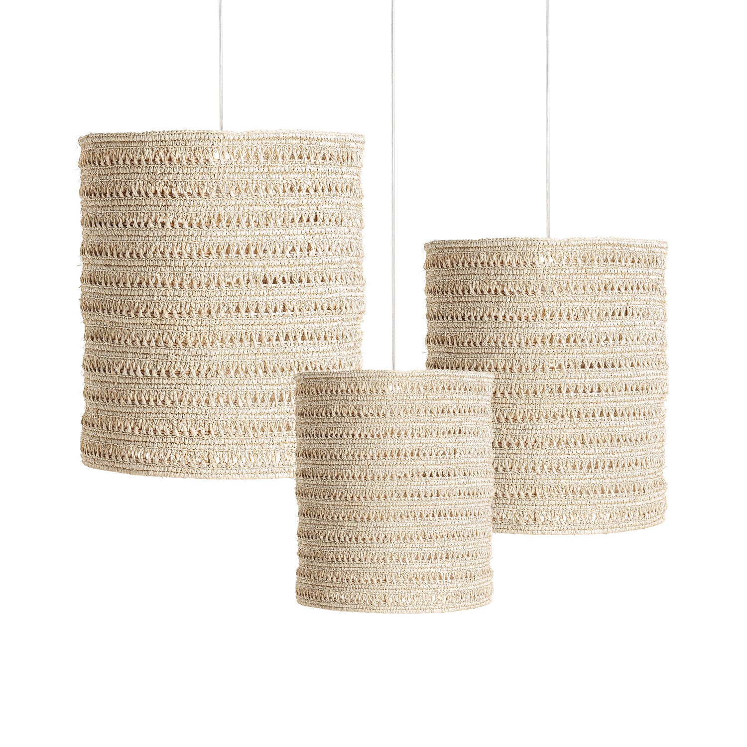 Meuzac Plafondlamp Set van 3 41x41x55 cm
