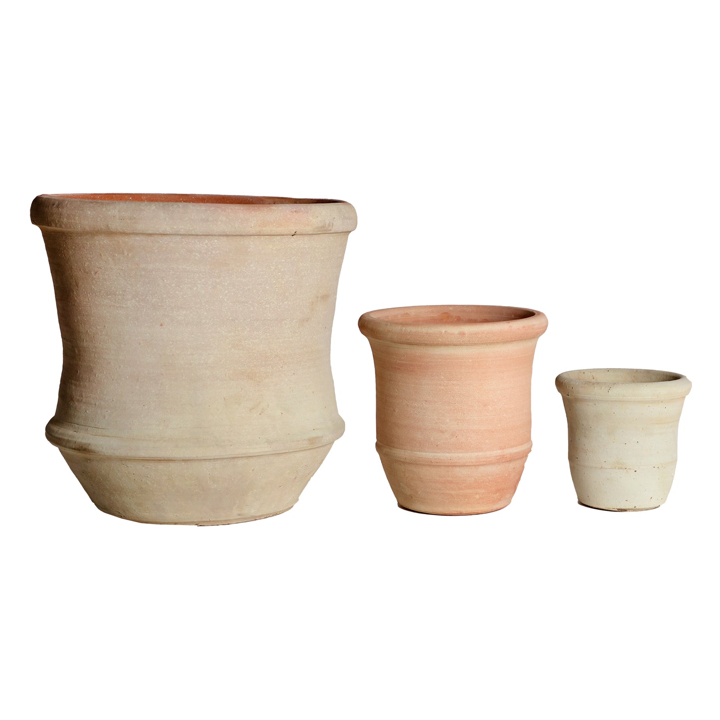 Blad Plantenpot Set van 3 43x43x40 cm
