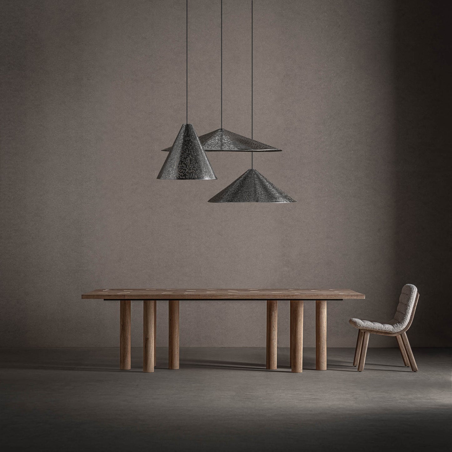 JACQUARD Eettafel 250x110x76 cm