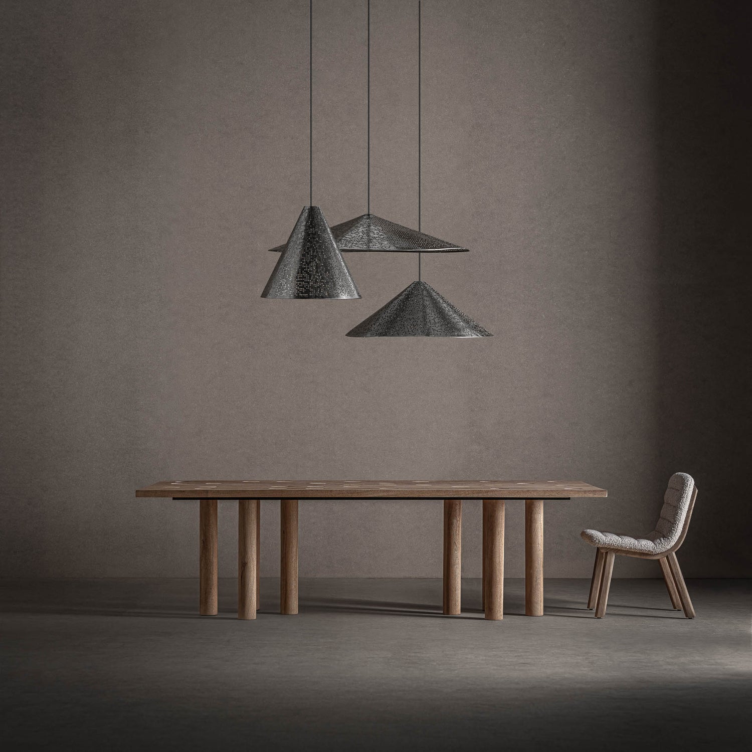 JACQUARD Eettafel 250x110x76 cm