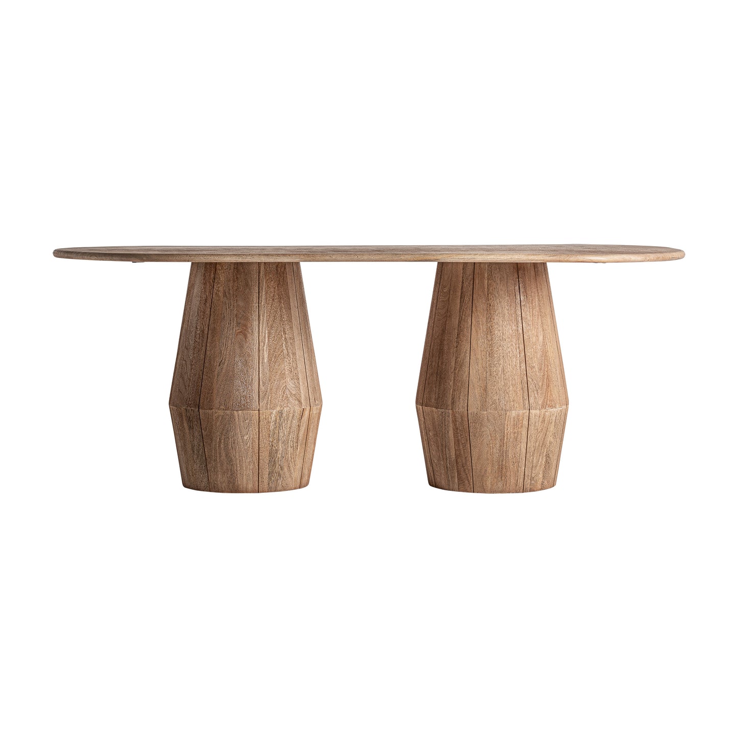 Jacquard Eettafel Mangohout 220x110x75 cm