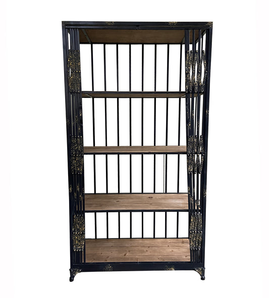 Alivator Cabinet Metal And Wood Shelf