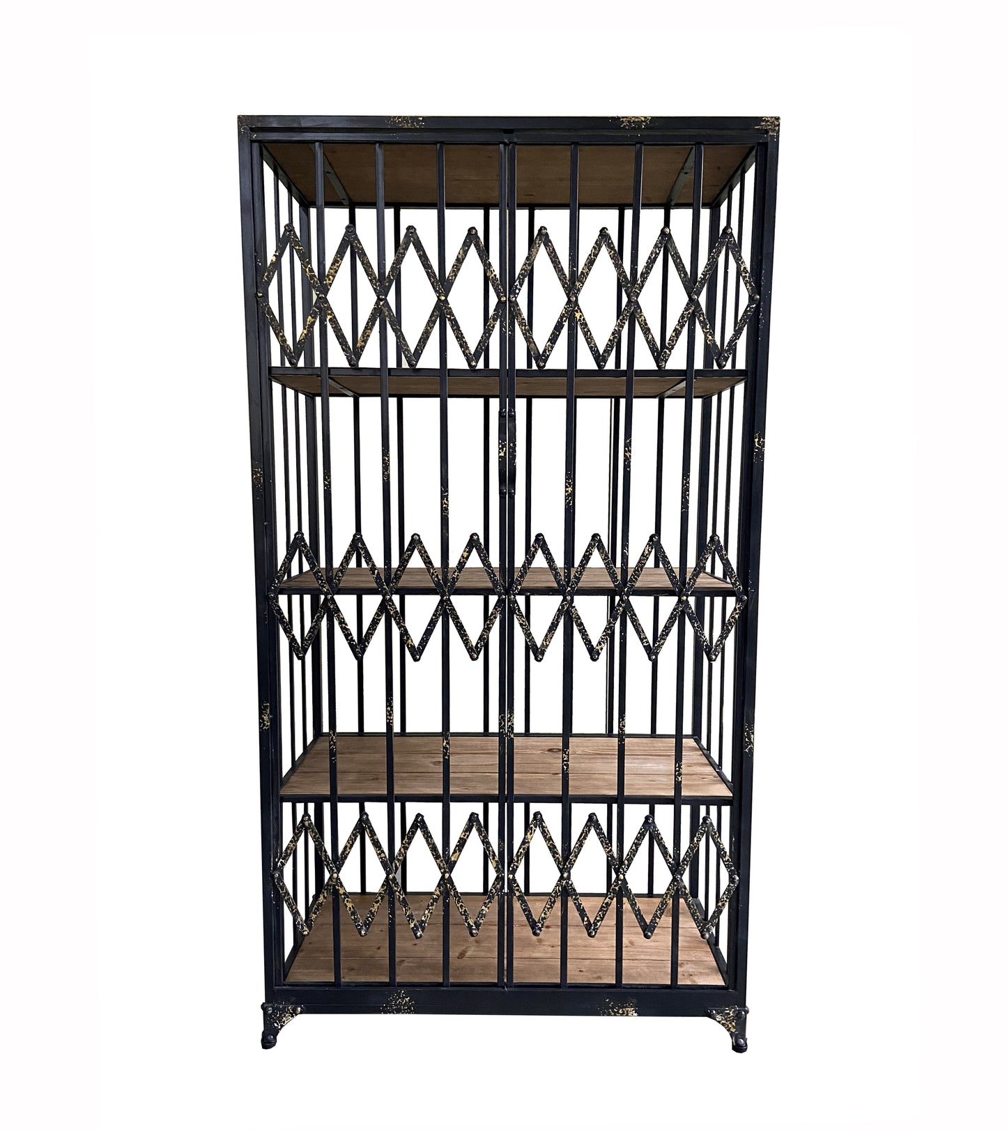 Alivator Cabinet Metal And Wood Shelf