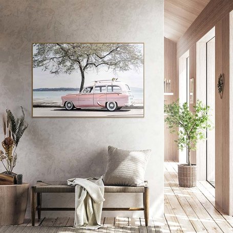 Glass Art Wall Picture Travel