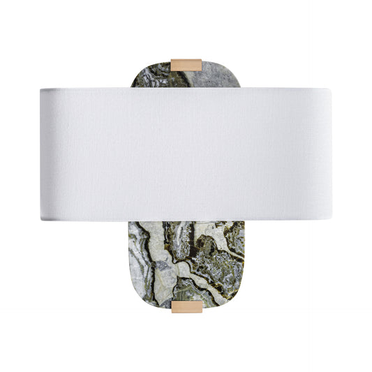 Glaese Wandlamp Art Deco 36x13x32 cm