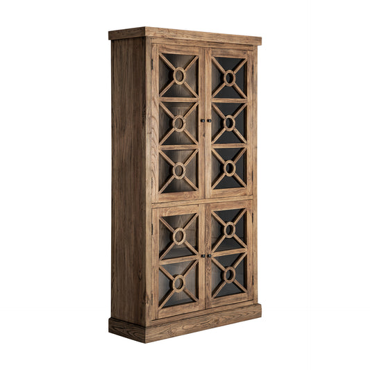 Norvik Glazen Vitrinekast 110x40x205 cm