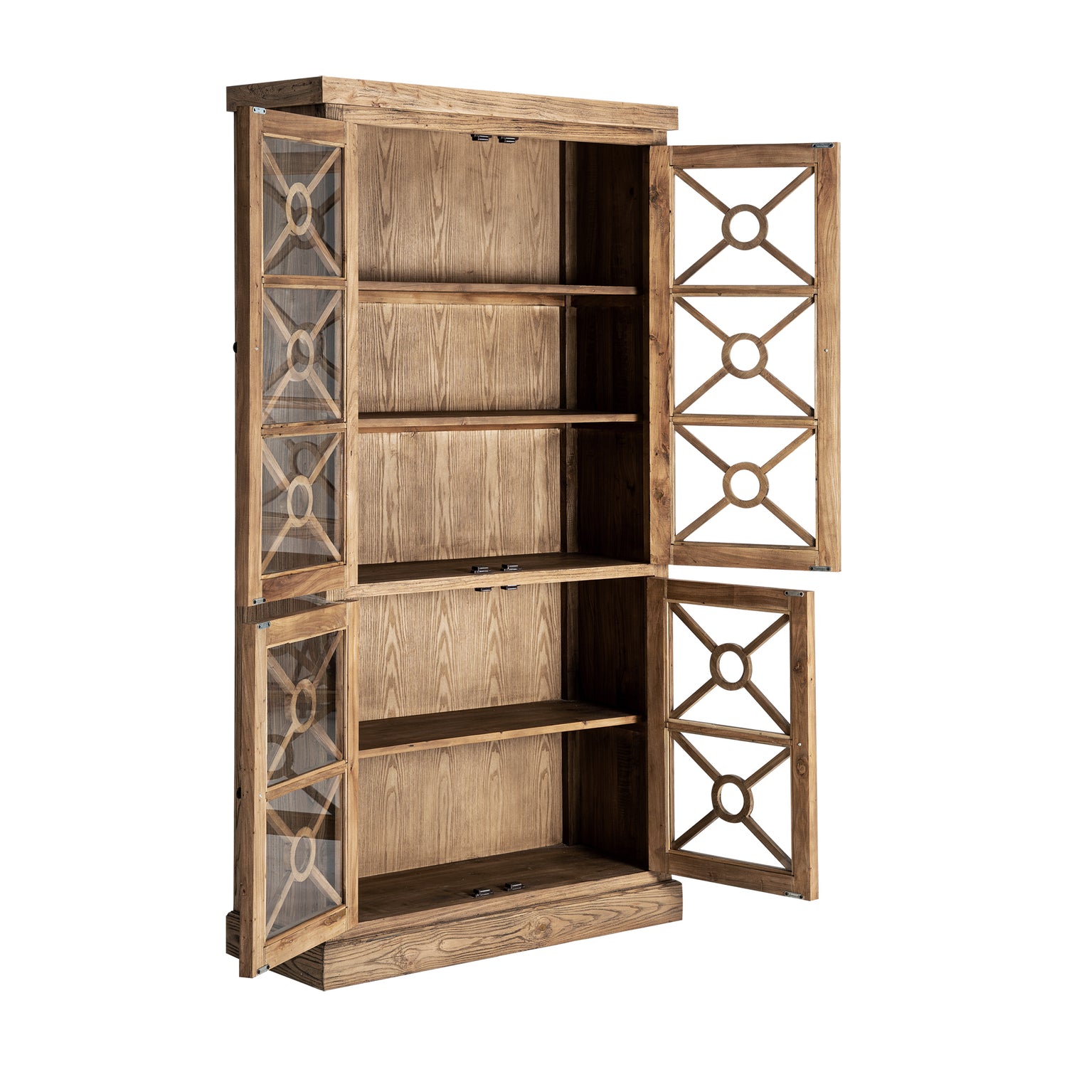 Norvik Glazen Vitrinekast 110x40x205 cm