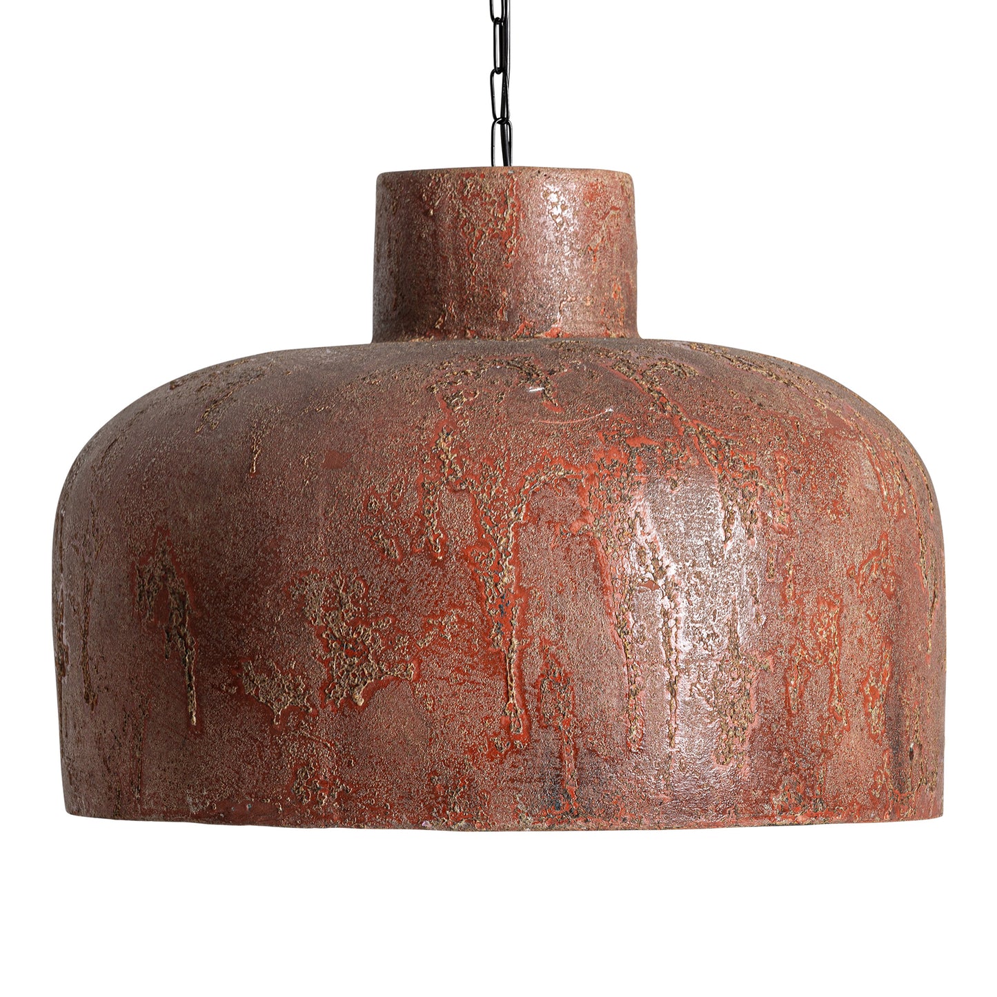 Betonnen Plafondlamp Donkerrood 40x40x33 cm