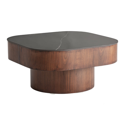 NEUFS Salontafel Zwart 70x70x35 cm