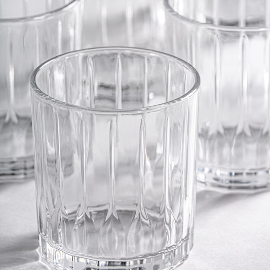 Birf Glas Set van 6 8x8x10 cm