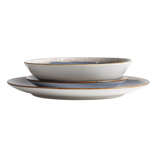 SORANS Serviesgoed Set van 18 Stuks 26x26x2 cm