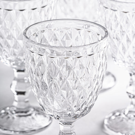 Dasley Wijnglas Set van 6 8x8x17 cm