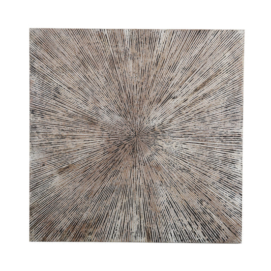 Zapp White Ribbed Wallpanel Square S