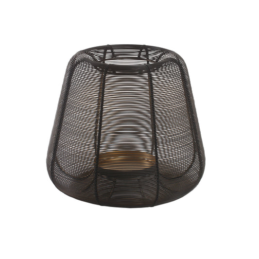 Jaden Black Iron Stormlight Small Border Round S