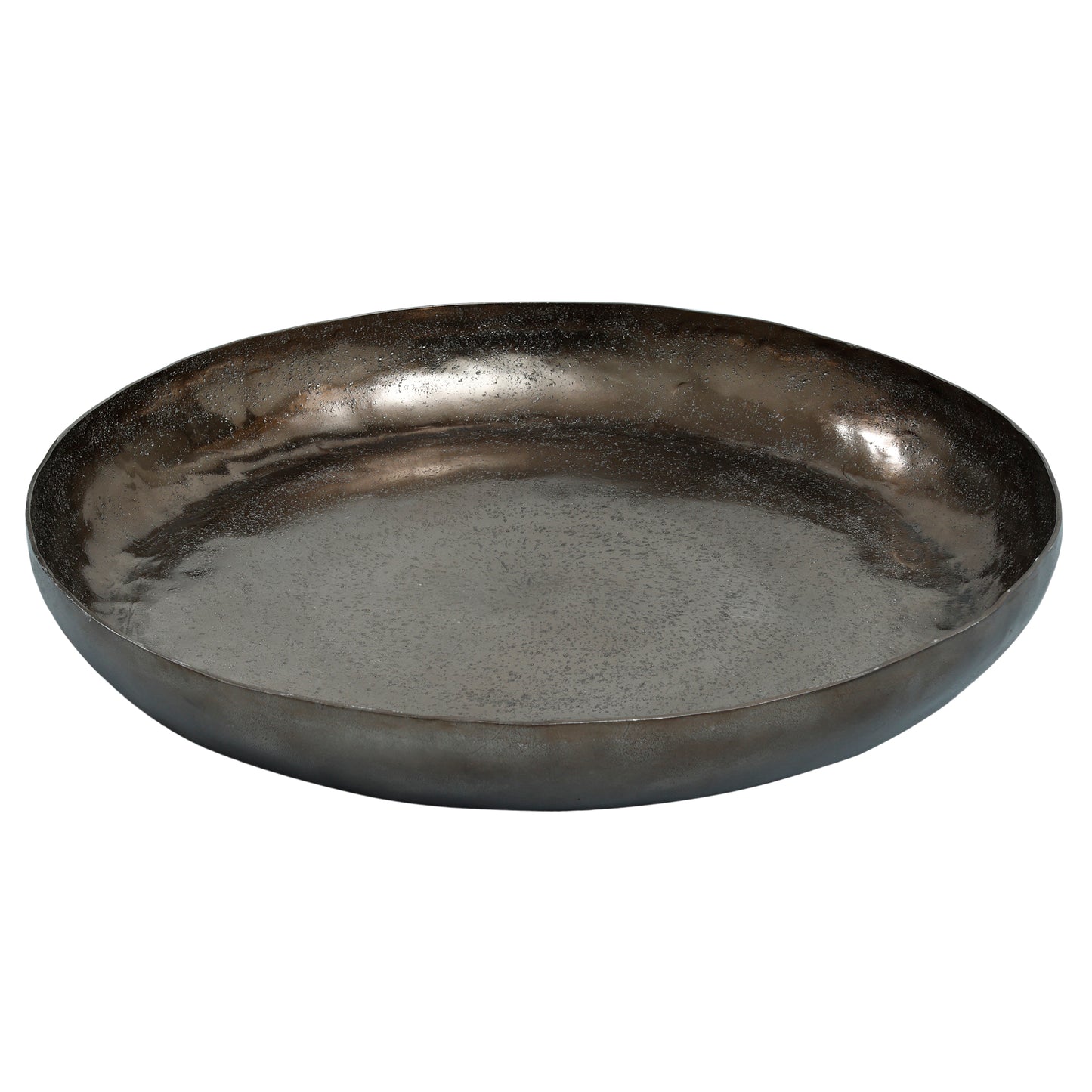 Blisse Bronze Aluminium Hammered Bowl Round L