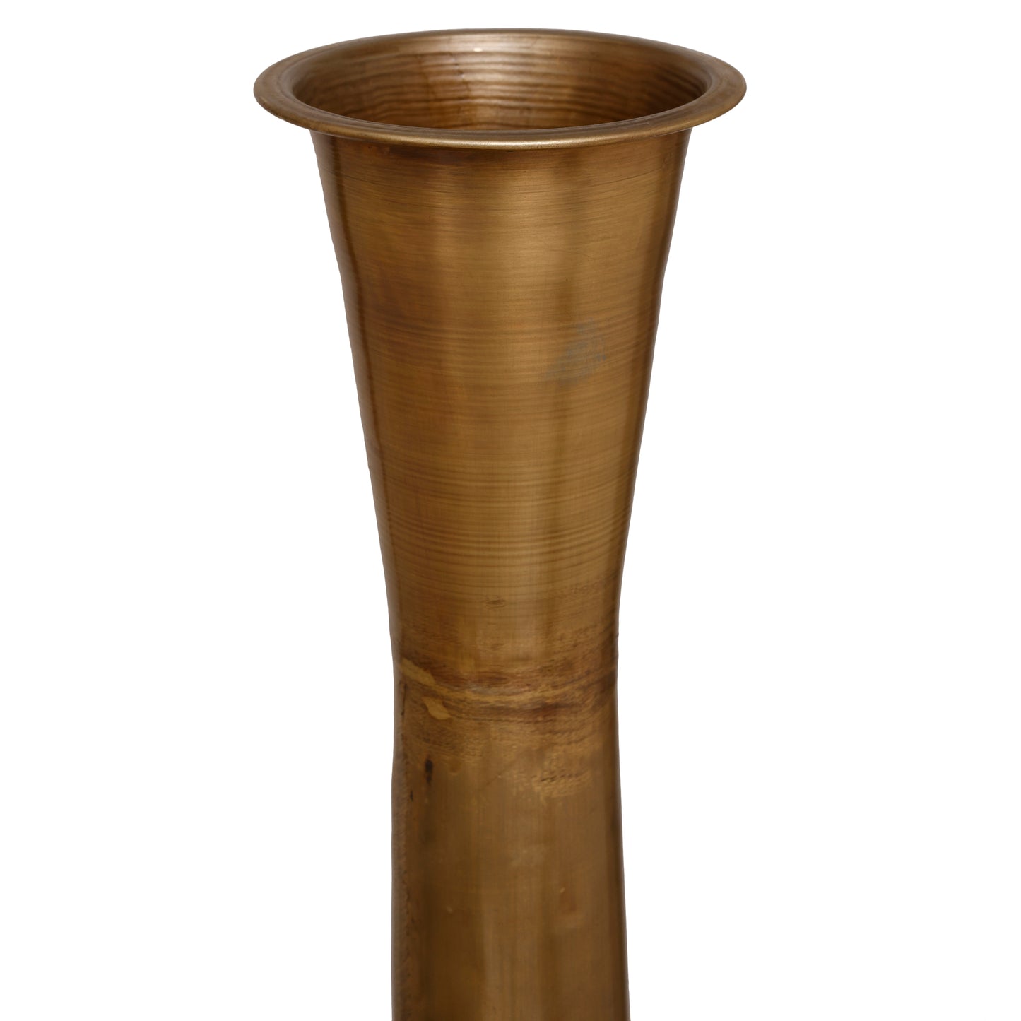 Rika Brass Antique Iron Pot With High Top S