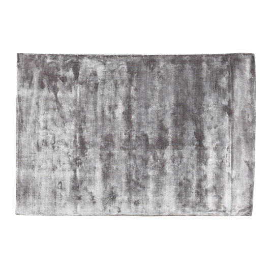 Flavia Grey Viscose Handwoven Carpet S