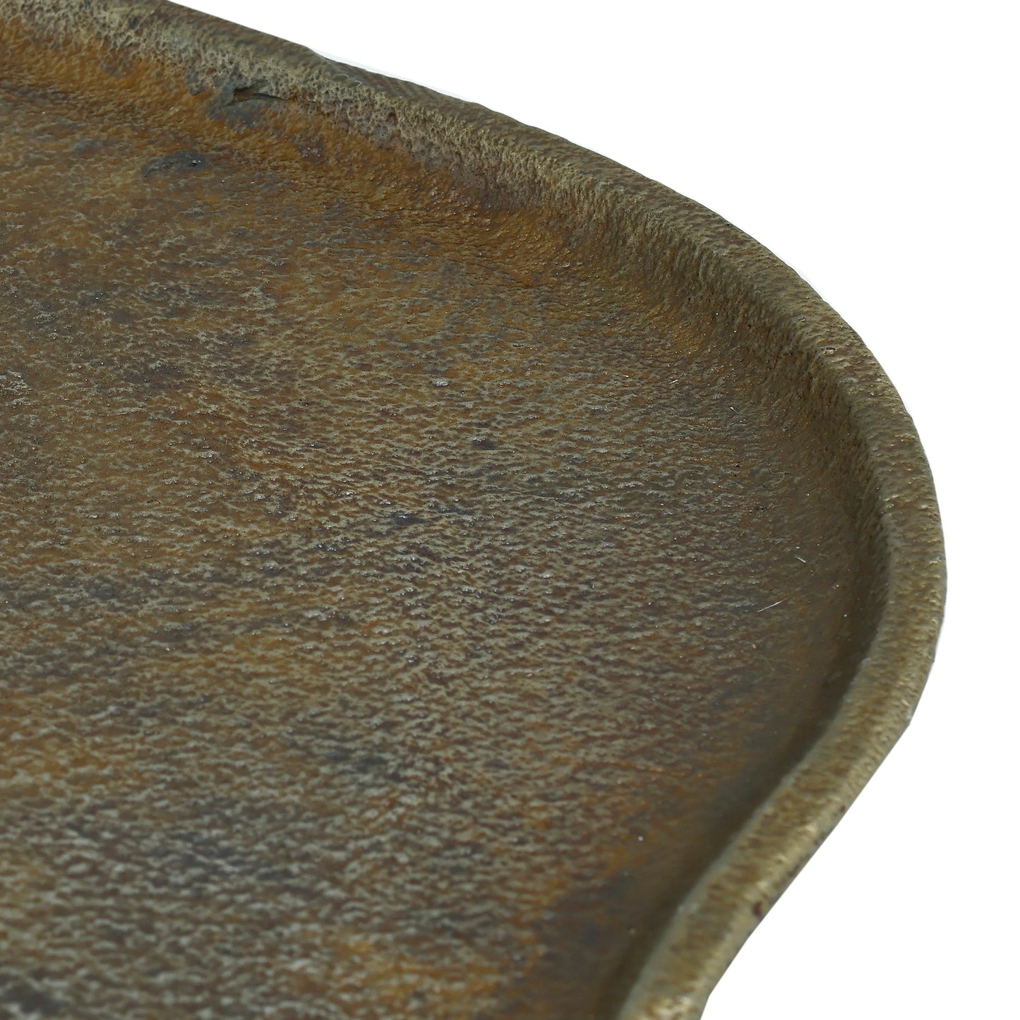 Maud Bronze Alu Bowl Wavy Round Shape L