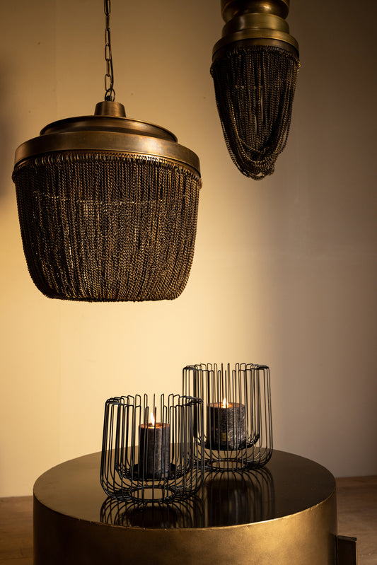 Eroni Black Metal Open Wired Stormlight Round L