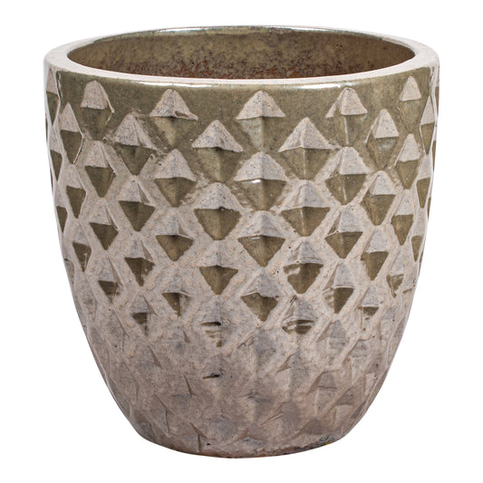 Mindy Pearl Ceramic Bombay Pot Round SV4