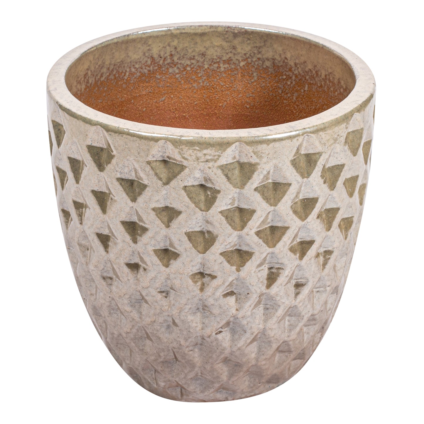 Mindy Pearl Ceramic Bombay Pot Round SV4