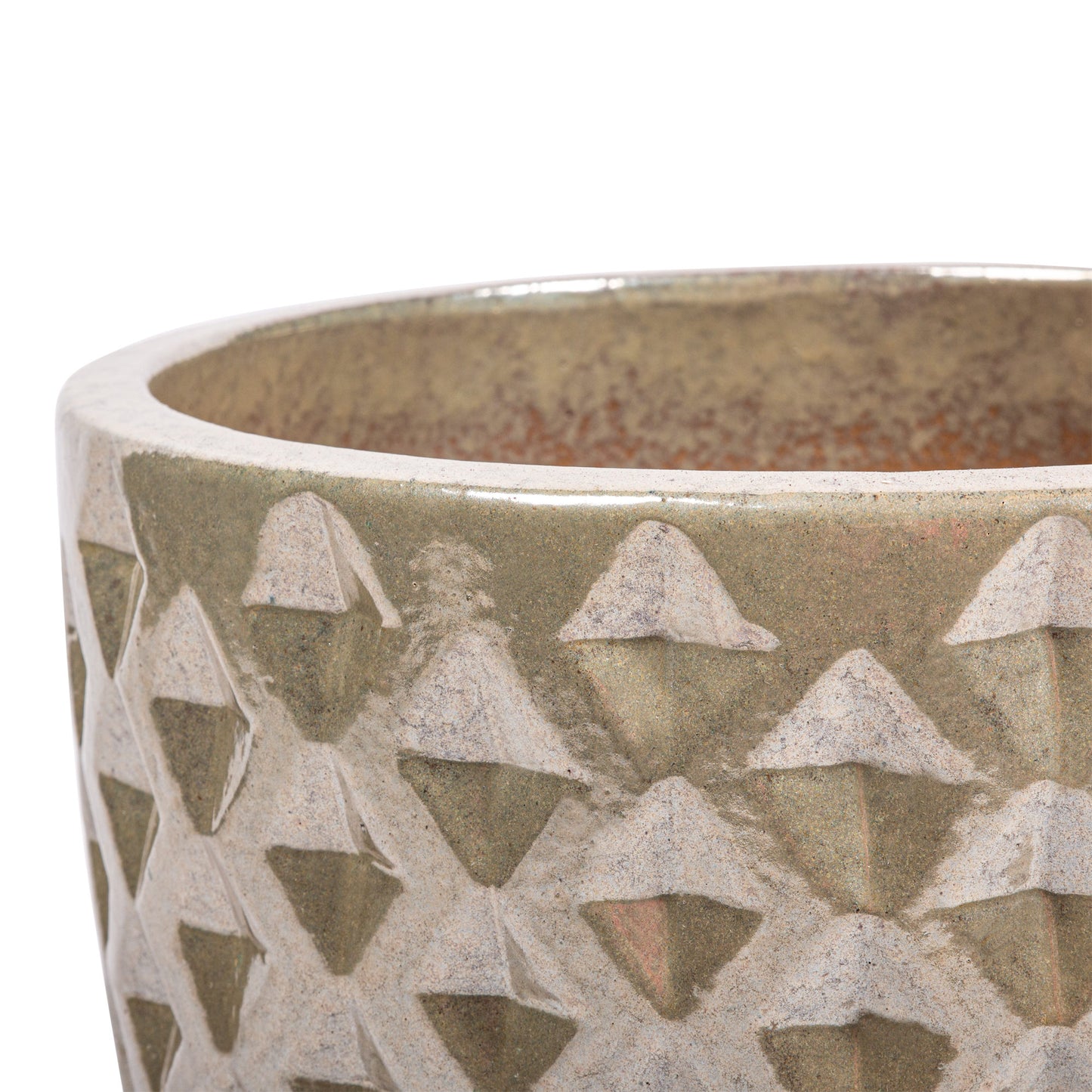 Mindy Pearl Ceramic Bombay Pot Round SV4