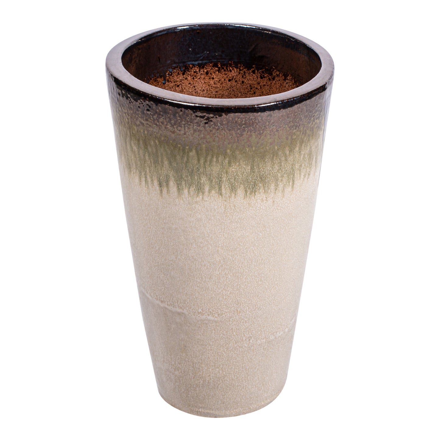 Relly Bronze Pearl Two Tones Ceramicpot Round SV3