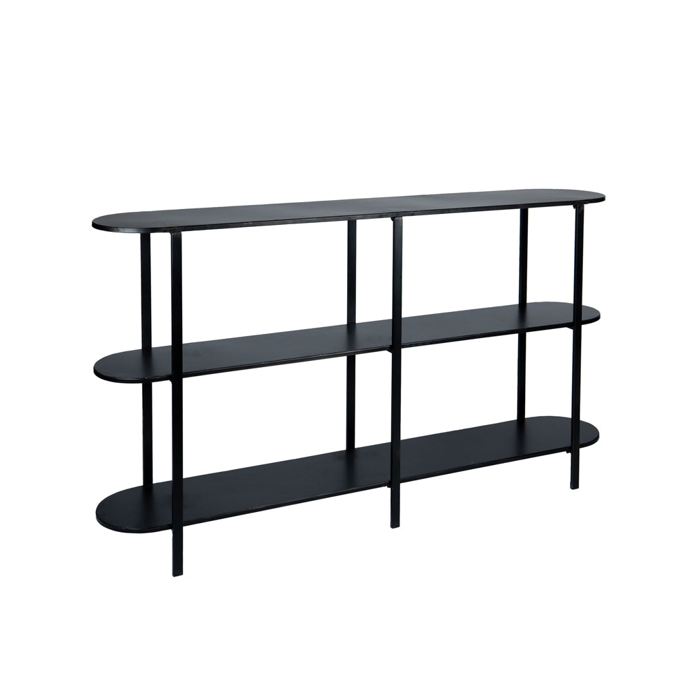 Sophisticated Metal Black Sidetable