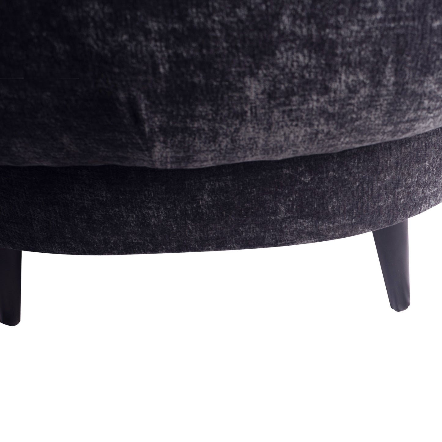 Elefan Anthracite Fauteuil Round Armrest