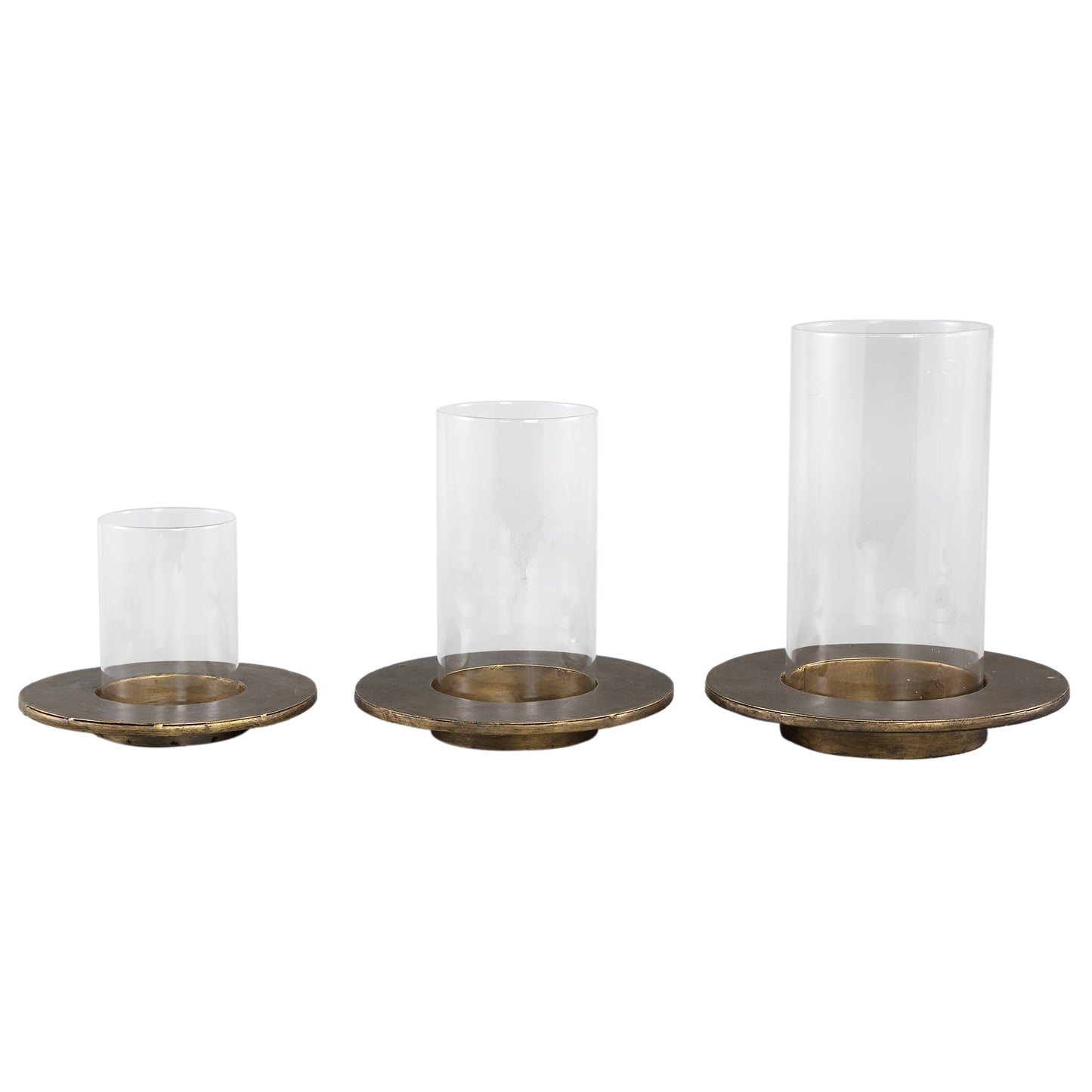 Vinder Gold Metal Stormlight Clearglass Cilinder L