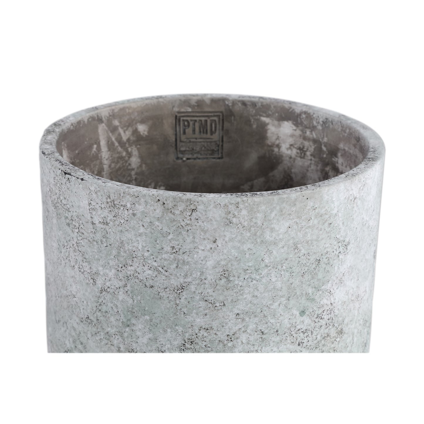Vik Grey Cement Cylinder Pot Round L