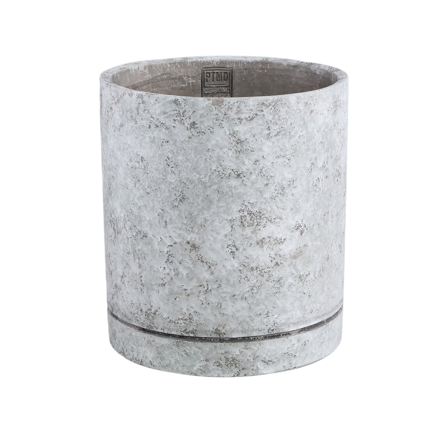 Vik Grey Cement Cylinder Pot Round XL