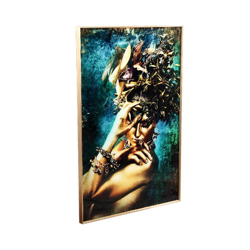 Melani Glass Art Wandafbeelding Embrace Nature Lang 120x80x3.5 cm