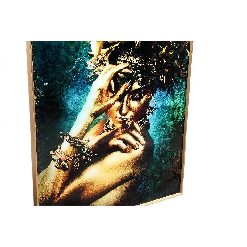 Melani Glass Art Wandafbeelding Embrace Nature Lang 120x80x3.5 cm