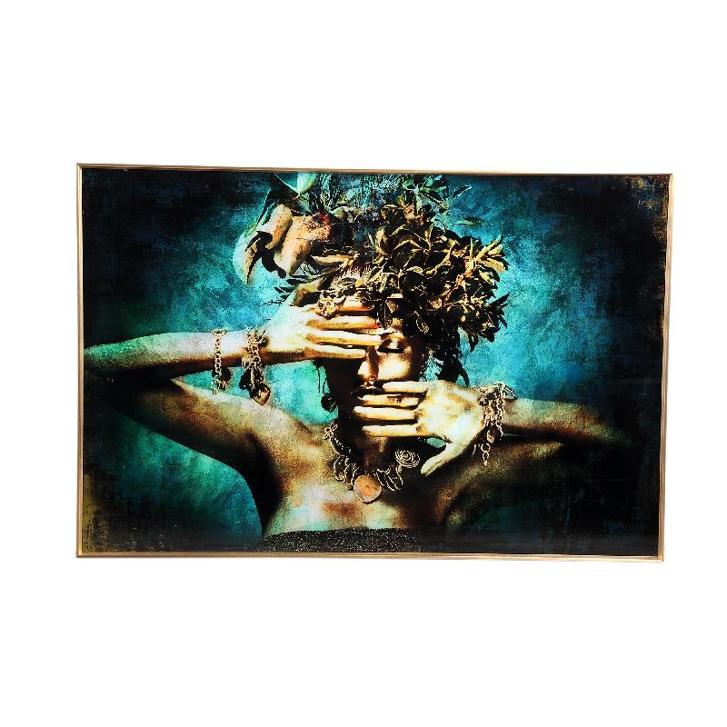 Melani Glass Art Wandafbeelding Embrace Nature Breed 80x120x3.5 cm