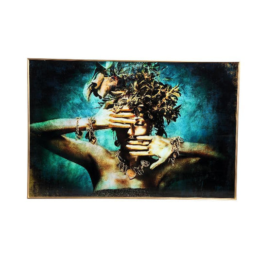 Melani Glass Art Wandafbeelding Embrace Nature Breed 80x120x3.5 cm