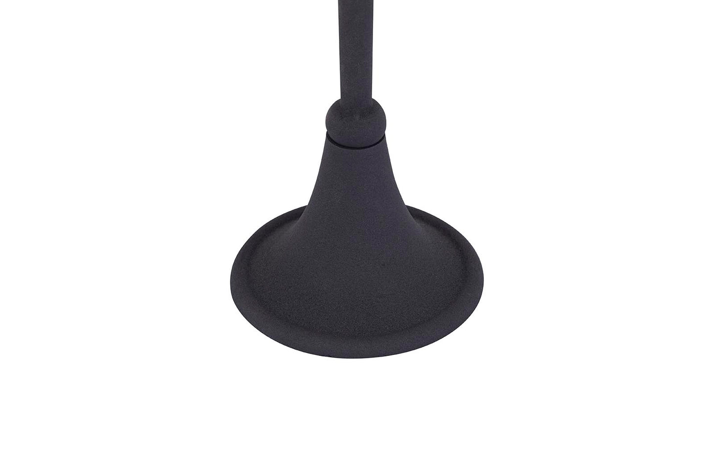 Zival Black Casted Alu Candleholder Round High
