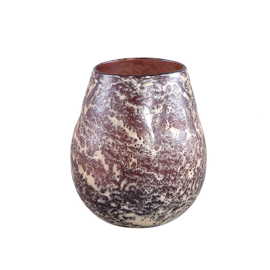 Jice Red Glass Rough Finish Stormlight Round L