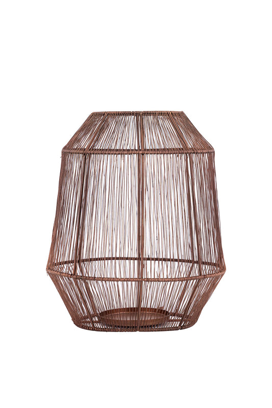 Justy Copper Iron Wired Stormlight Round S