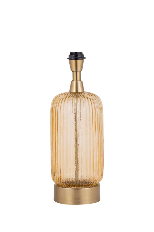 Juliet Amber Glass Lampbase Long