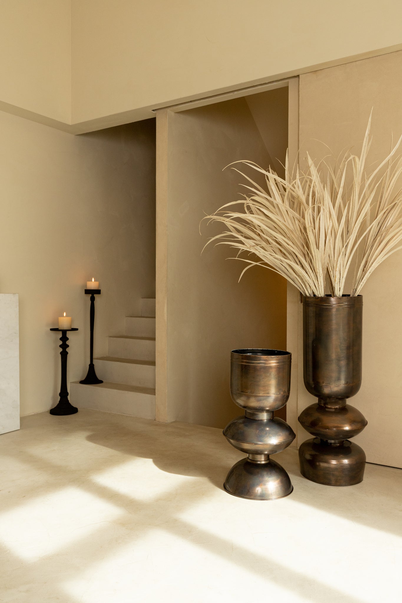 Nizze Copper Big Iron Pot Shaped Round S