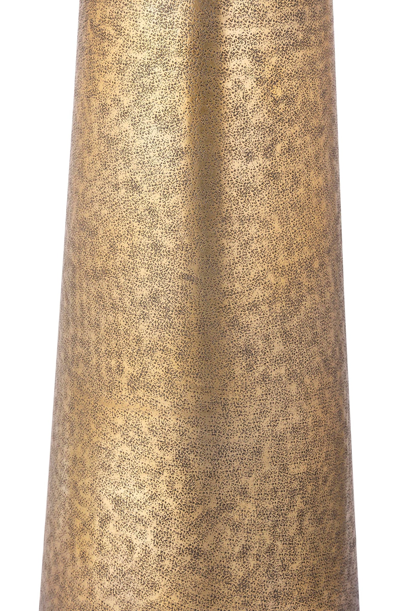 Vayen Gold Aluminum Pot Round Antique Look S