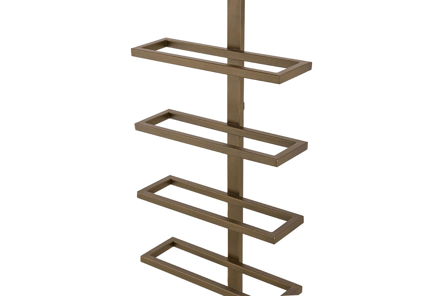 Icon Brass Iron Wall Wine Rack Vertical Layers