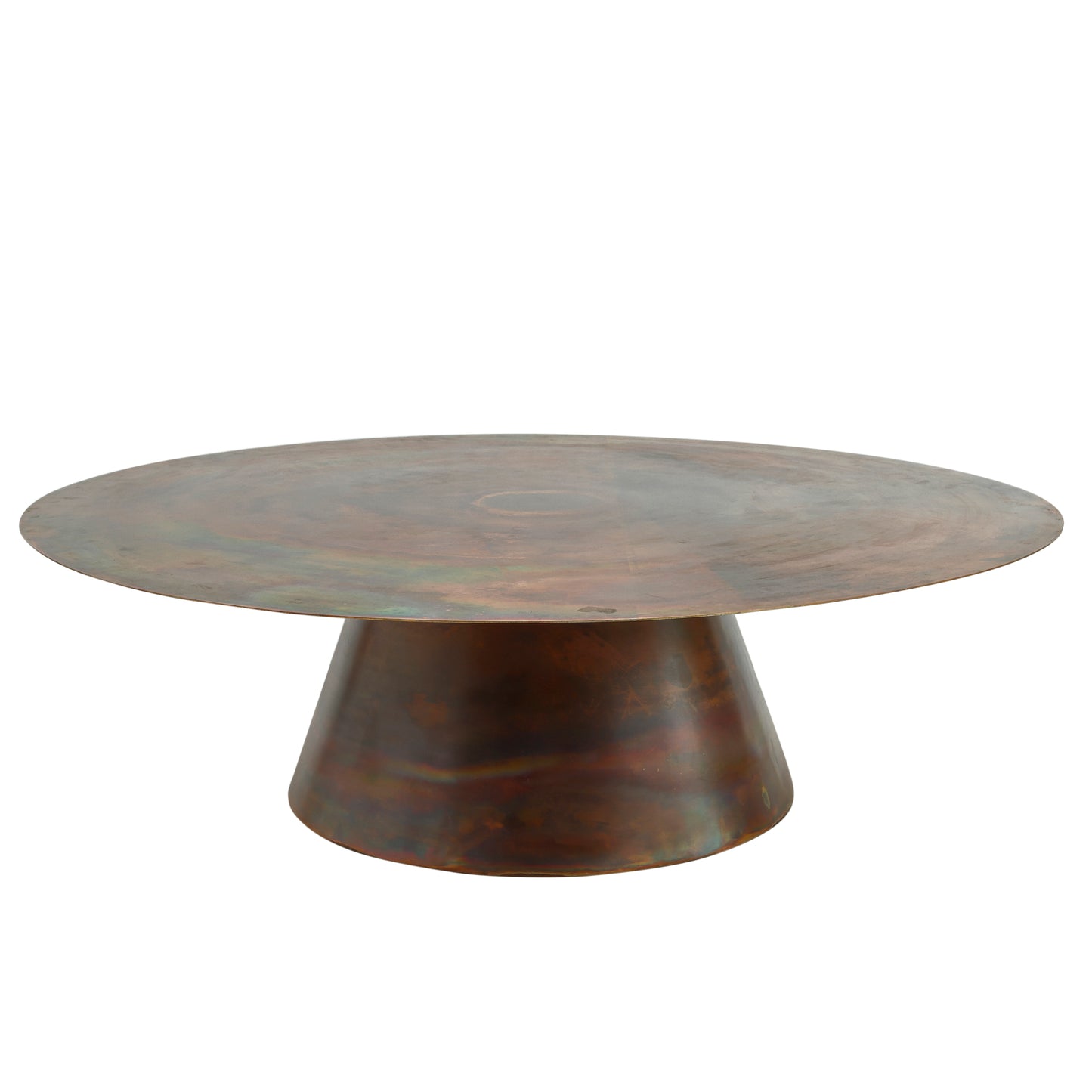 Comprador Copper Iron Coffeetable Round Sv2